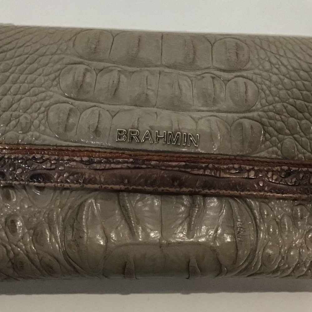 Women’s Brahmin Melbourne Large Wallet Taupe/Brown